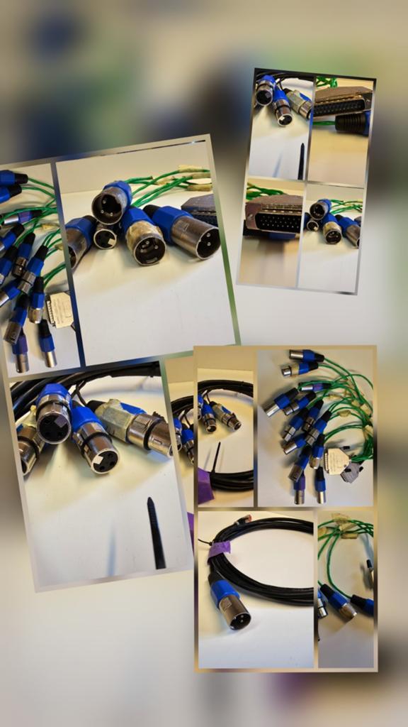 Interlink kabels - XLR naar D-sub en CAT6 met XLR, Ophalen of Verzenden, Gebruikt, Minder dan 2 meter, Interlink-kabel