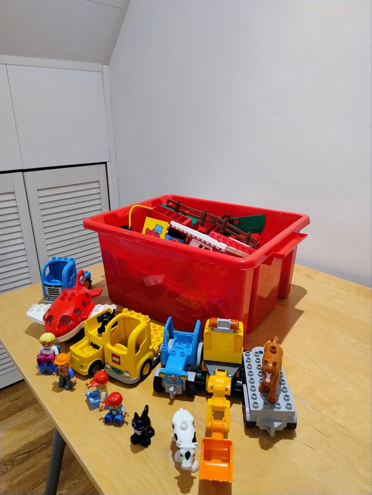duplo lego, Ophalen