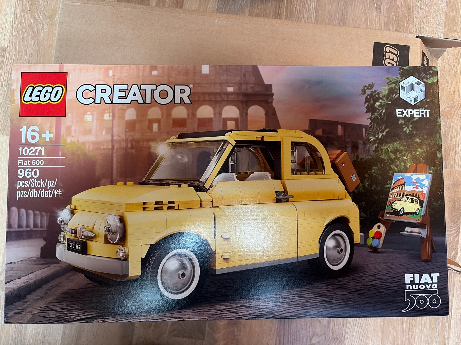 Lego Creator Expert Fiat 500 (10271) - Nieuw in doos, Lego, Nieuw, Ophalen of Verzenden, Inclusief doos