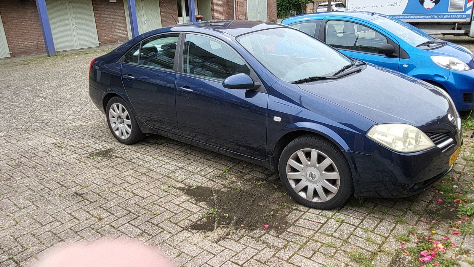 Nissan Primera 2.0 Tekna sedan, Auto's, Nissan, Stof, 4 cilinders, Blauw, Handgeschakeld