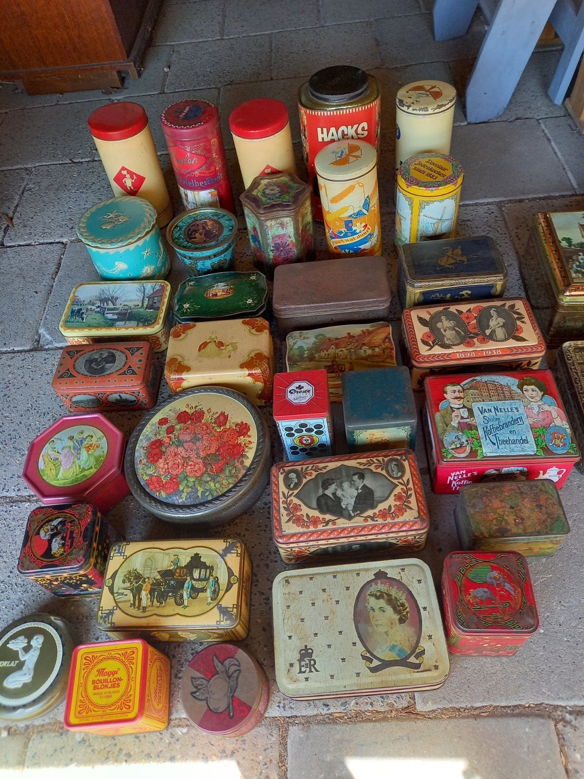 Verzameling blikken, Verzamelen, Blikken, Gebruikt, Overige, Ophalen