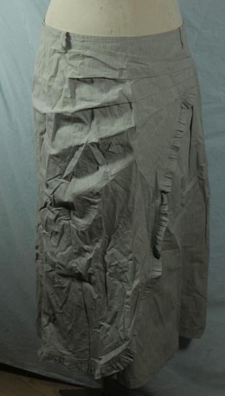 Gave lange grijze rok, apart model. Mt 38. Merk Avendonck, ., Ophalen of Verzenden, Zo goed als nieuw, .