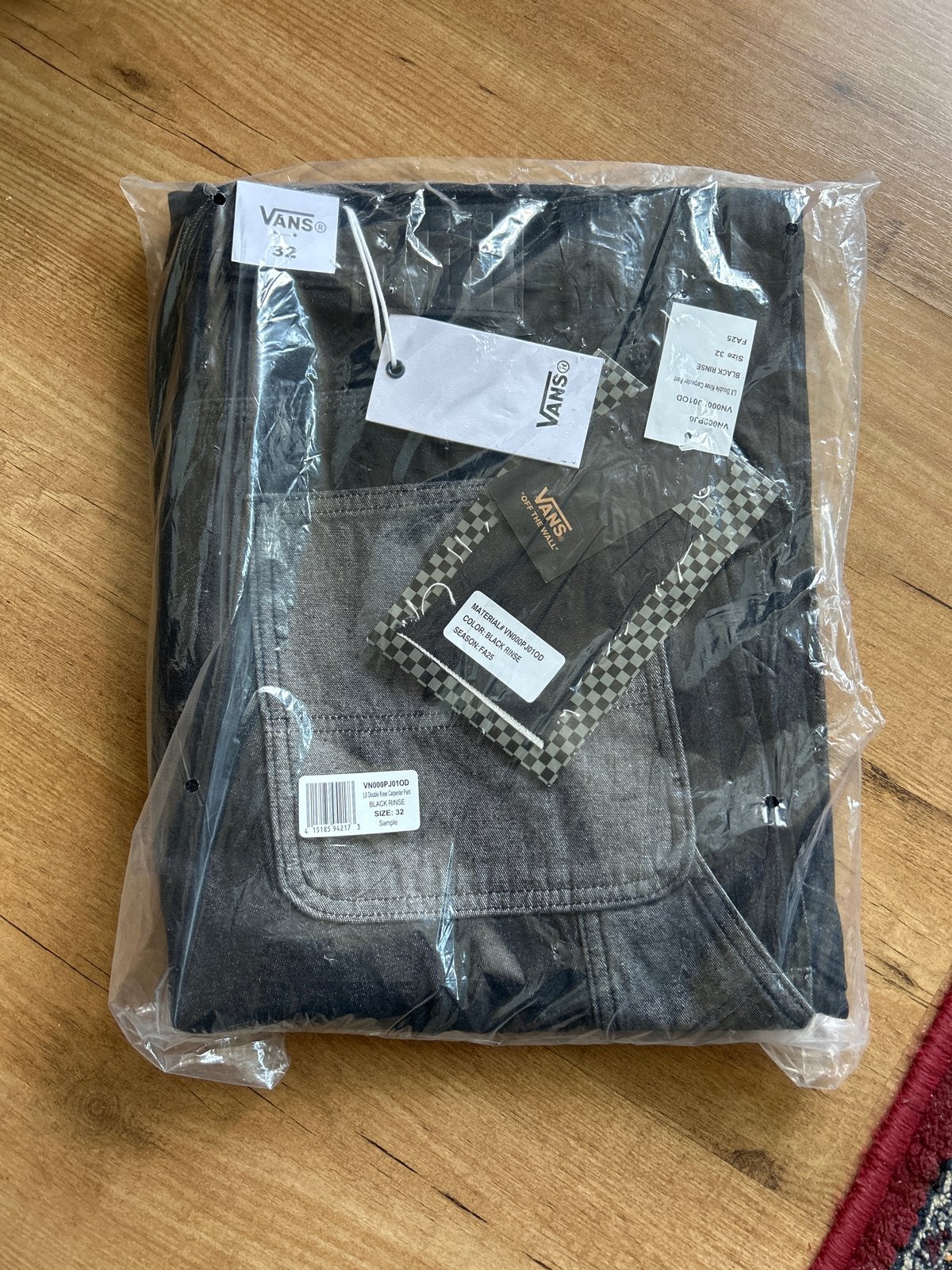 Vans LX Double Knee Carpenter Pant - Zwart - Maat 32, Ophalen of Verzenden, Nieuw, Zwart, W32 (confectie 46) of kleiner
