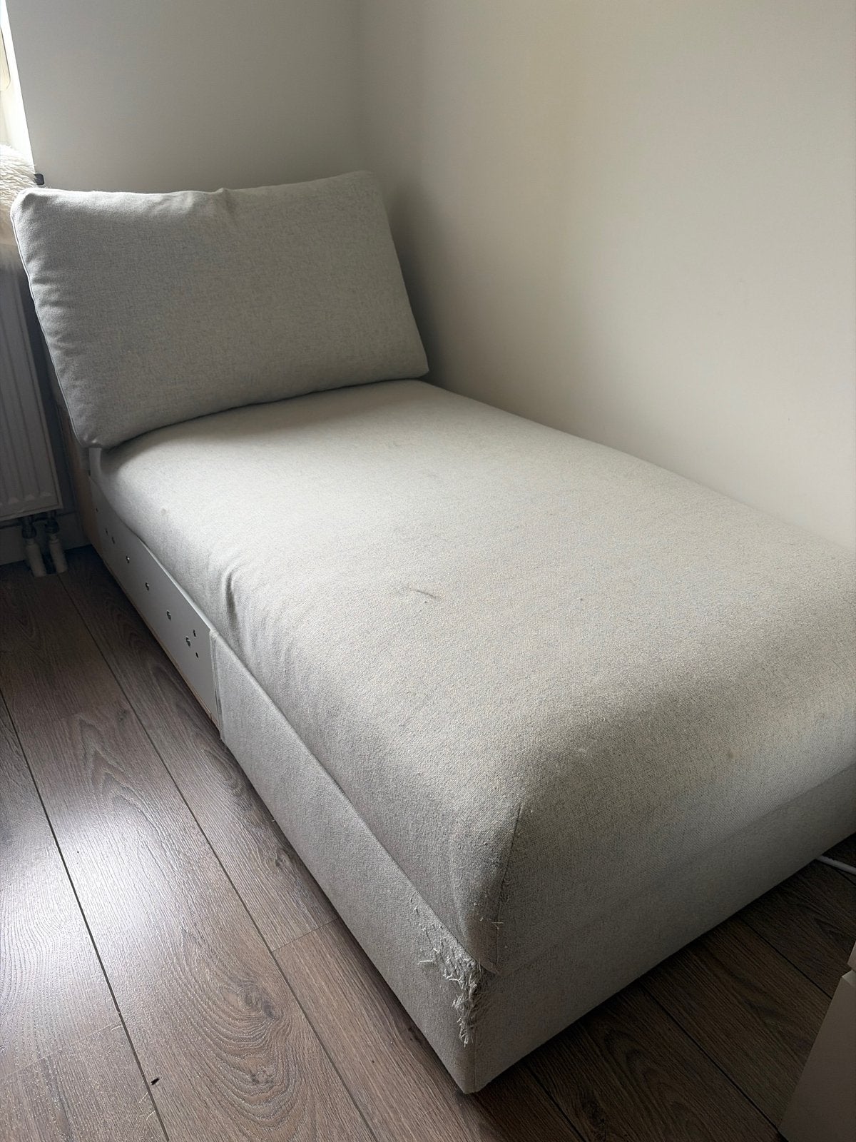 Gratis - IKEA VIMLE chaise longue, Huis en Inrichting, Ophalen, Gebruikt, Eenpersoons, Minder dan 150 cm