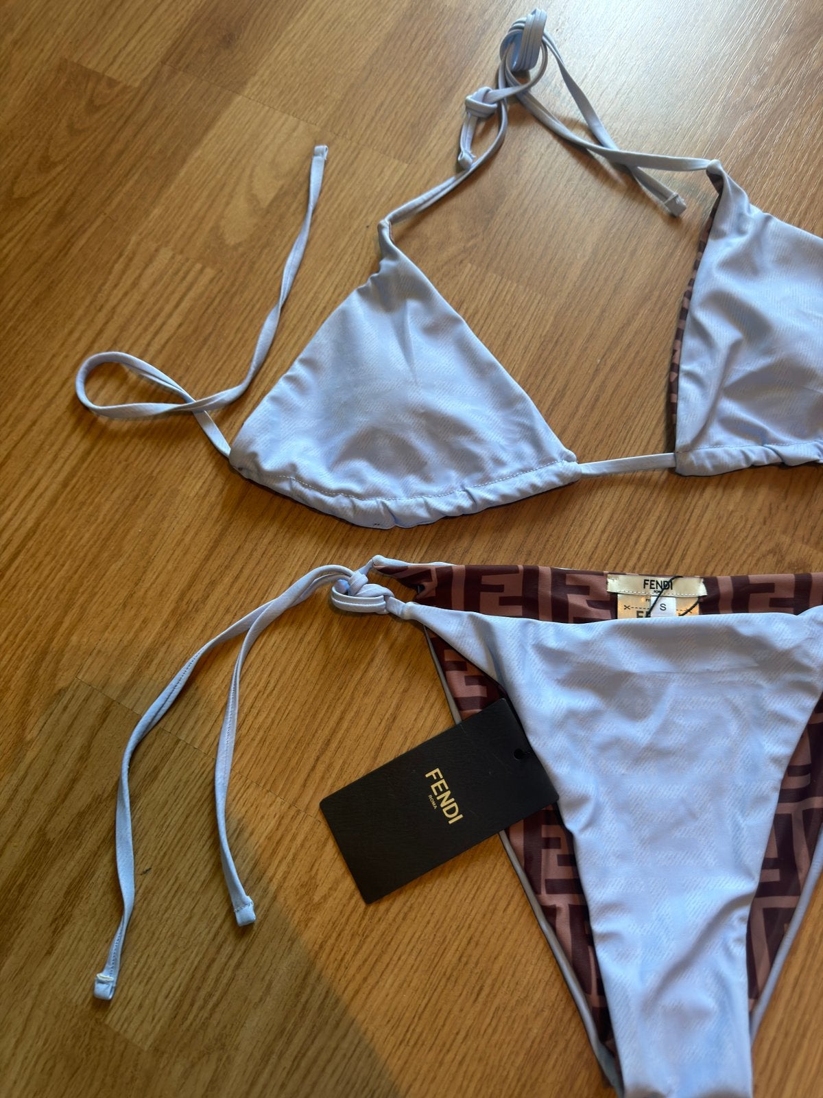 Fendi bikini, Kleding | Dames, Badmode en Zwemkleding, Ophalen of Verzenden, Nieuw, Blauw, Bikini