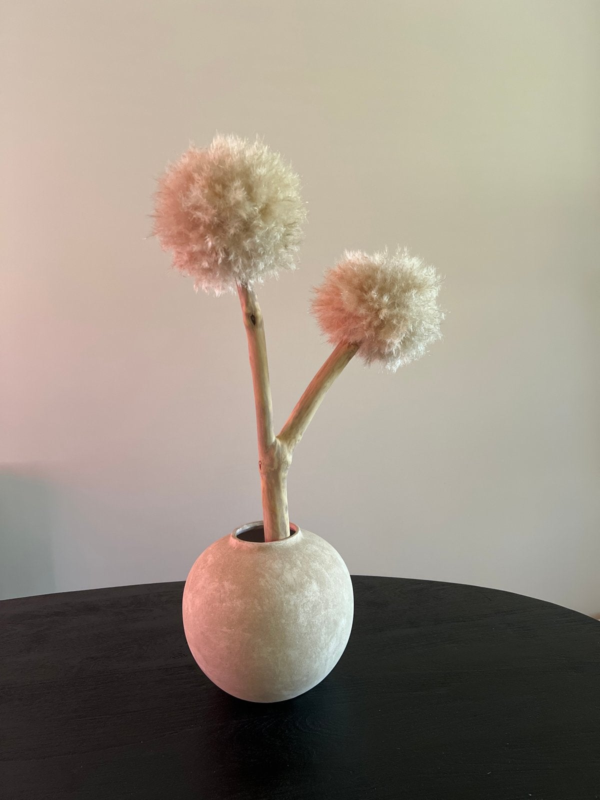 Pampas Boompje, Ophalen, Beige, Zo goed als nieuw, Natuurlijk materiaal