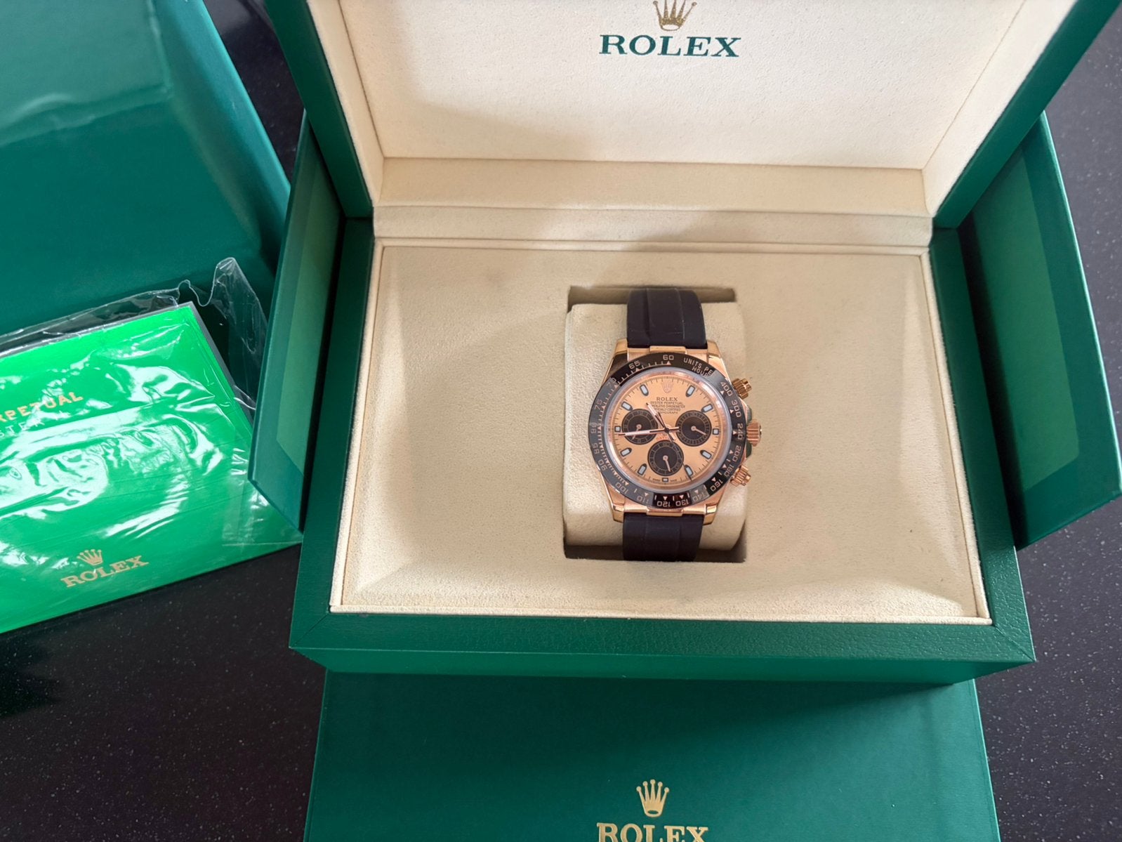 Rolex Cosmograph Daytona, Sieraden, Tassen en Uiterlijk, Horloges | Heren, Staal, Rolex, Ophalen of Verzenden, Zo goed als nieuw
