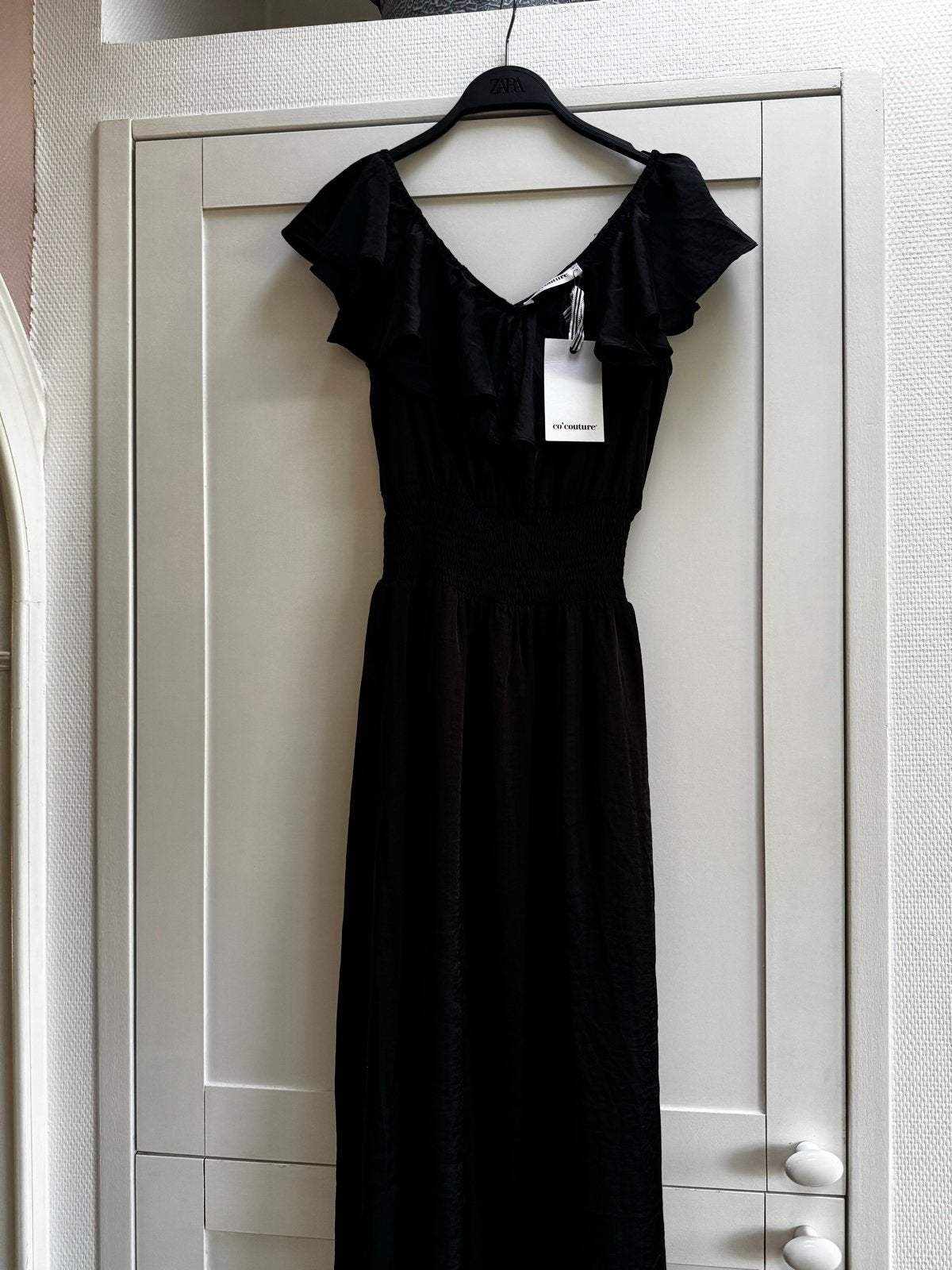 Co'Couture jurk met prijskaartje, Zwart, Nieuw, Ophalen of Verzenden, Maat 36 (S)