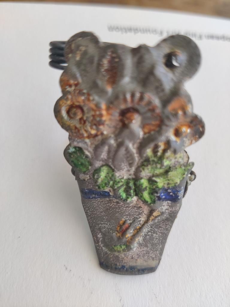 Antieke kaarsenklem, Diversen, Kerst, Ophalen of Verzenden