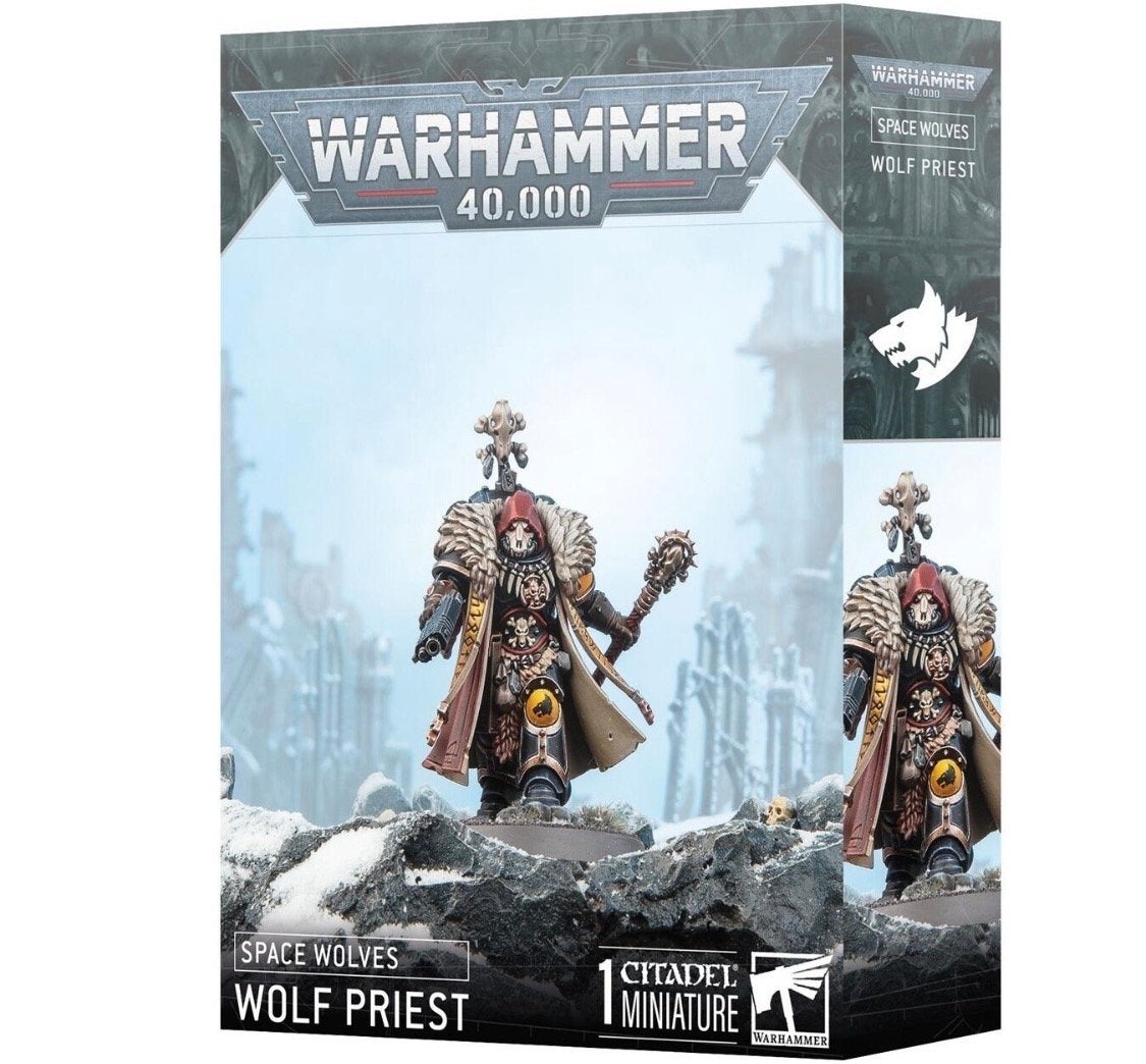 Warhammer 40K Space Wolves Wolf Priest (Nieuw), Figuurtje(s), Nieuw, Ophalen of Verzenden, Warhammer 40000