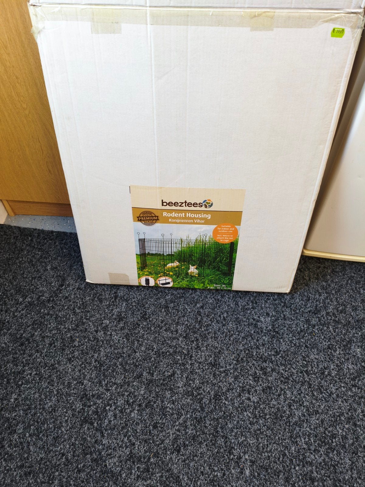 konijnenren, Dieren en Toebehoren, Ophalen, 110 cm of meer, Ren, 60 tot 90 cm