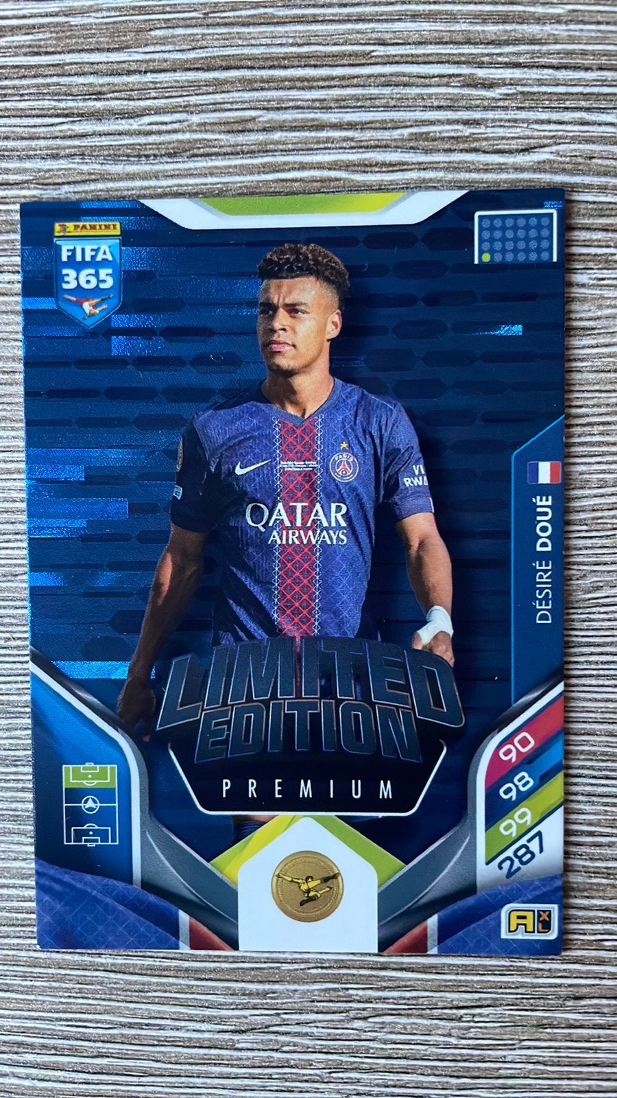 Panini FIFA 365 Adrenalyn 2026 Désiré Doué Limited Edition, Ophalen of Verzenden, Nieuw, Plaatje