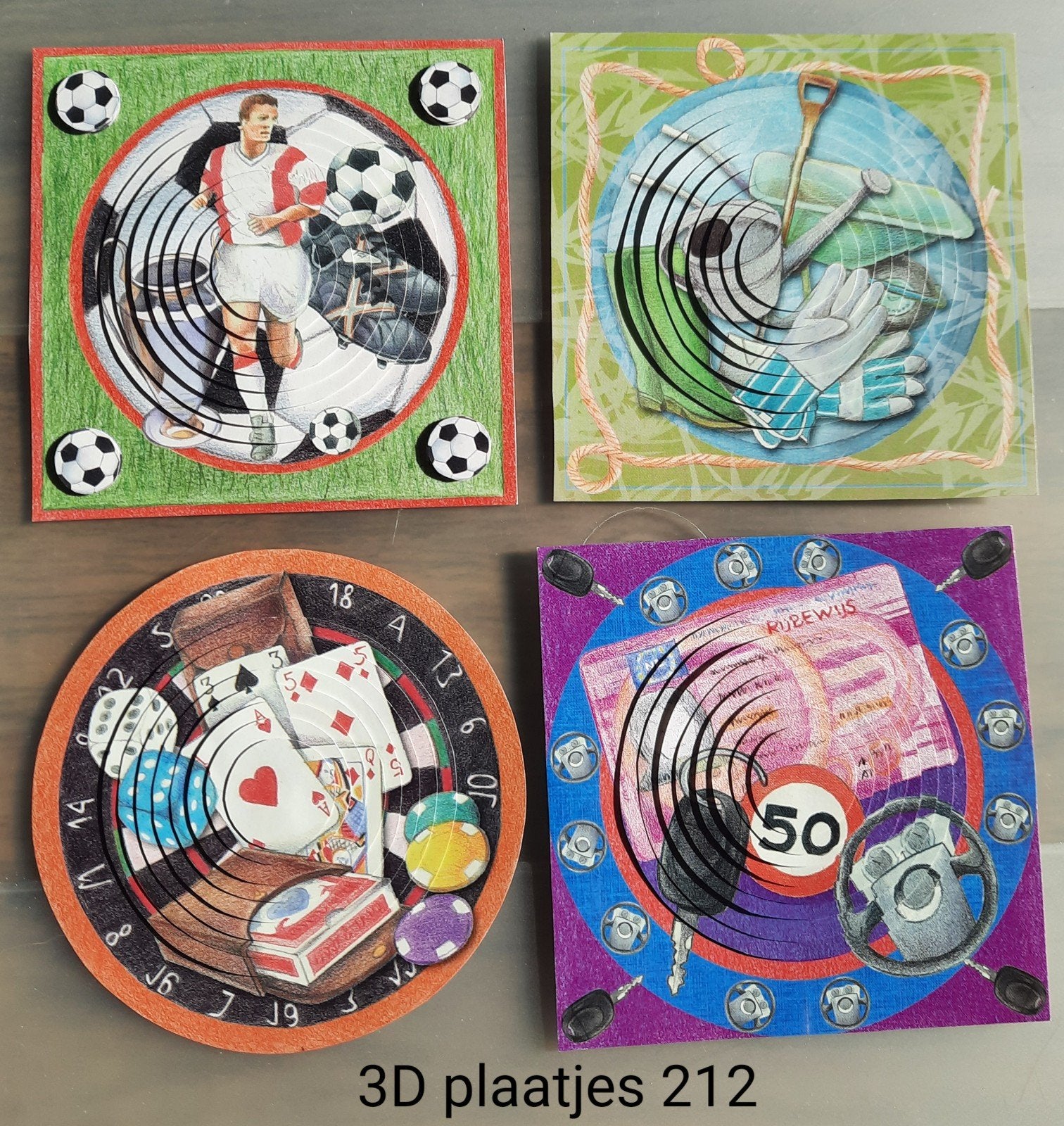 3d Plaatjes 212, Hobby en Vrije tijd, Ophalen of Verzenden, Nieuw, Overige thema's, Knipvel