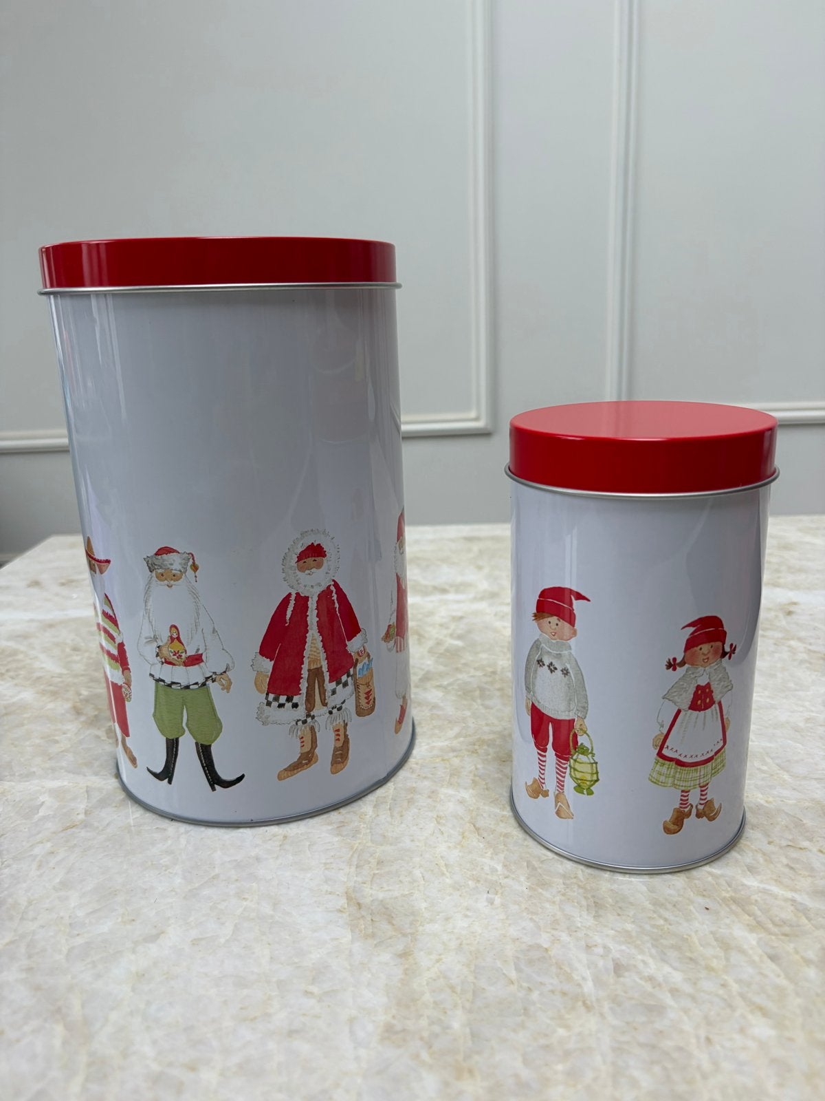 Ikea Blikken Set - Kerstfiguren, Ophalen of Verzenden, Zo goed als nieuw, Koek(jes), Overige merken
