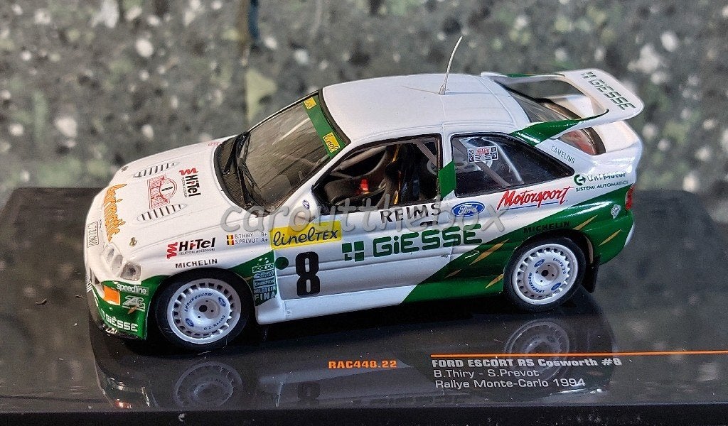 Ford Escort RS Cosworth #8 1:43 Ixo V1242, Hobby en Vrije tijd, Modelauto's | 1:43, Verzenden, Nieuw, Auto, Overige merken