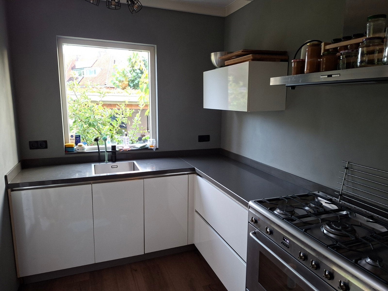 Keuken met Smeg en Siemens apparatuur, Witgoed en Apparatuur, Fornuizen, Ophalen, Gebruikt, Hete lucht, 60 cm of meer