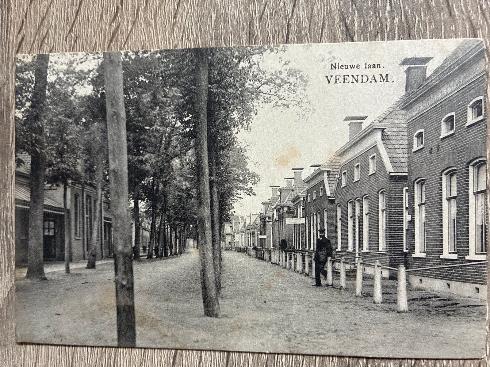 Oude Ansichtkaart Veendam Nieuwe Laan 1913, Ophalen of Verzenden, Voor 1920, Gelopen, Groningen