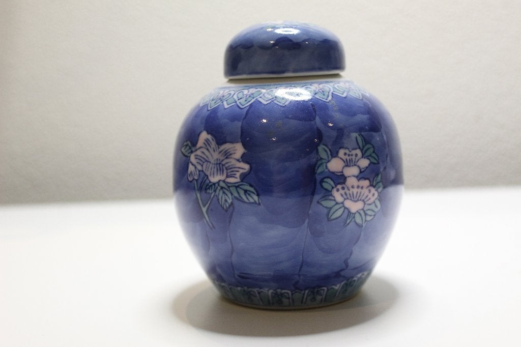 Gemberpot , blauwe porselein pot, Overige typen, Ophalen of Verzenden, Zo goed als nieuw, Overige stijlen