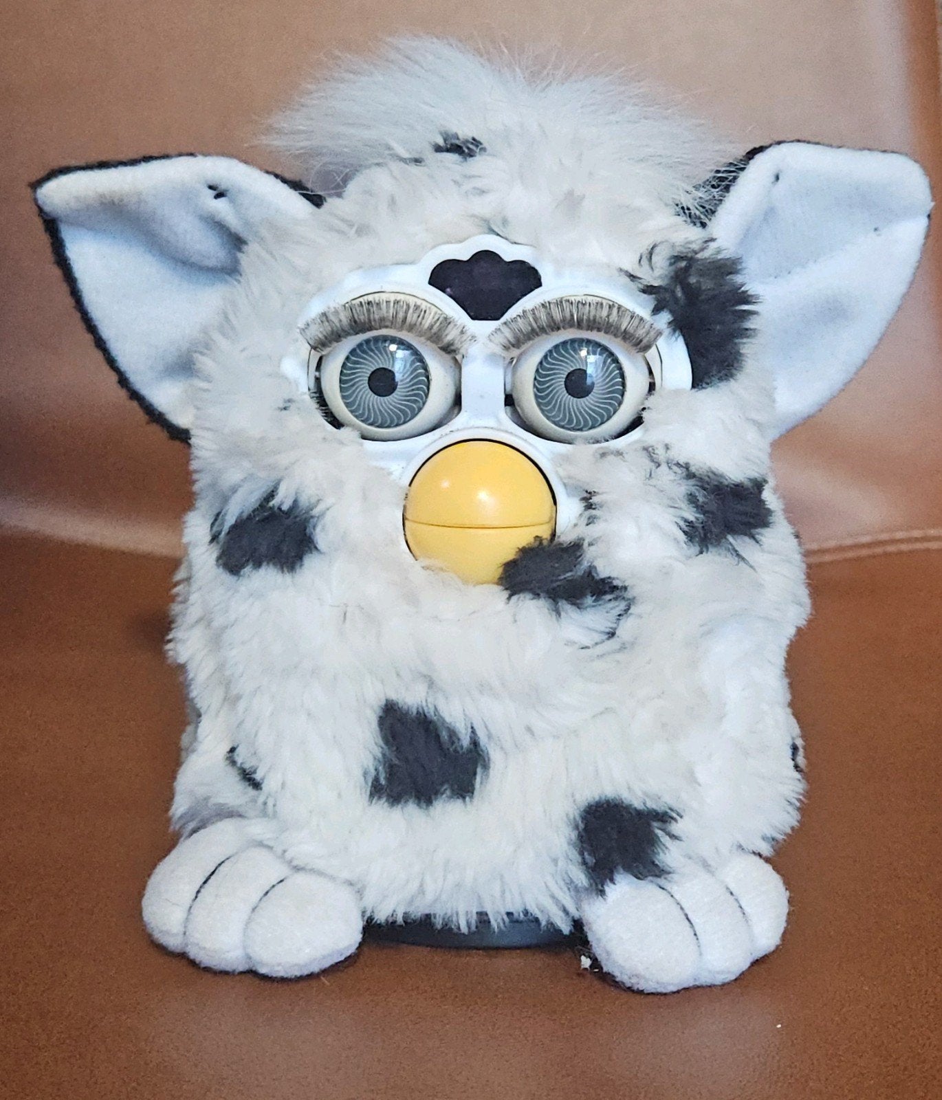 Vintage Furby (1998) - Zwart-wit gevlekt, Kinderen en Baby's, Ophalen, Jongen of Meisje