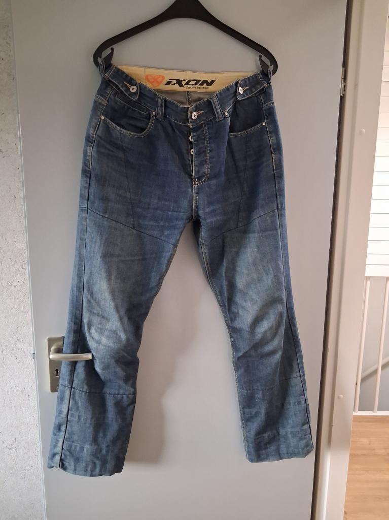 Motorjeans te koop, Heren, Broek | textiel, Tweedehands, Ophalen