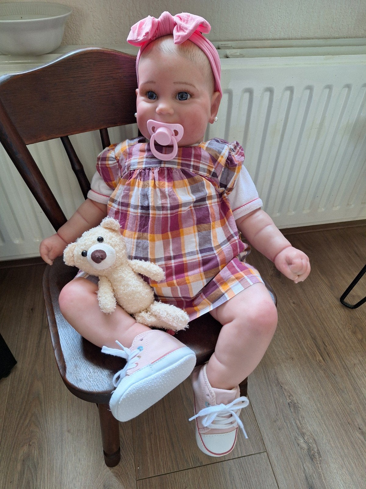 Reborn todler  leuk meiske, Ophalen of Verzenden, Nieuw, Pop