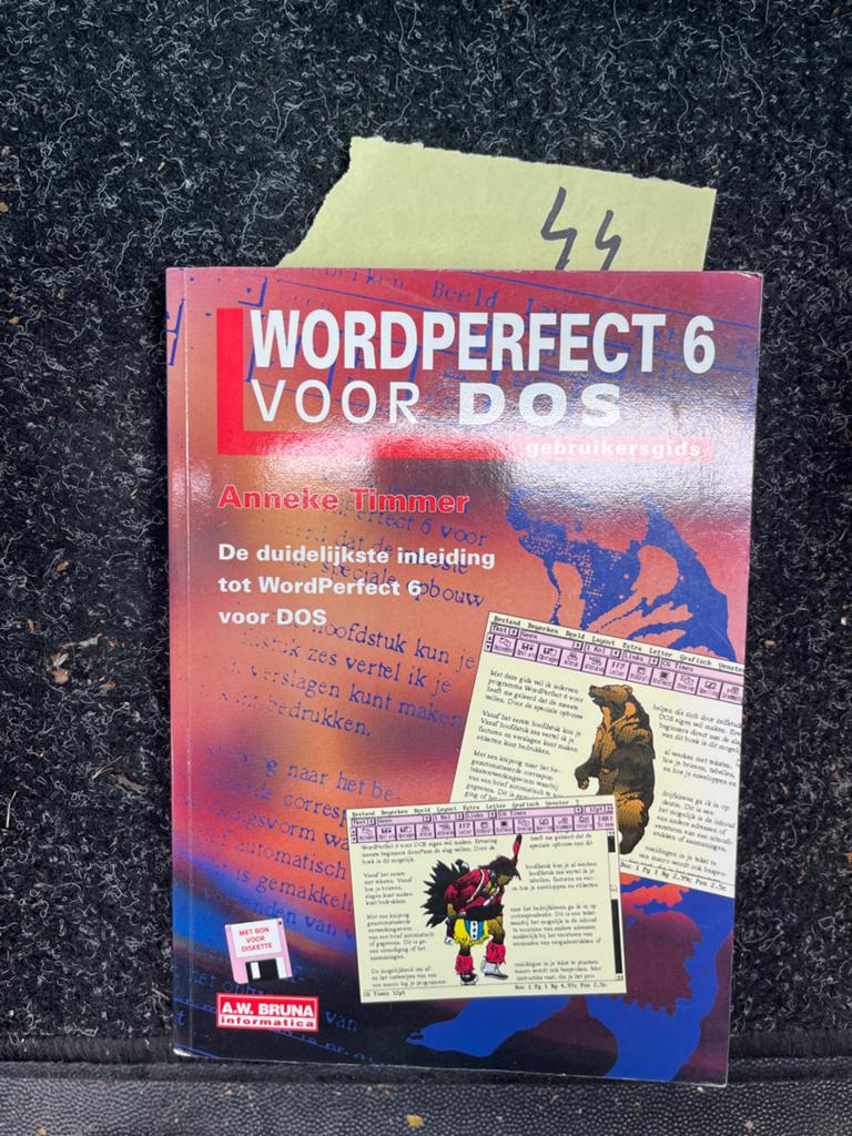 WordPerfect 6 voor DOS - Gebruikersgids Anneke Timmer, Boeken, Ophalen of Verzenden, Zo goed als nieuw