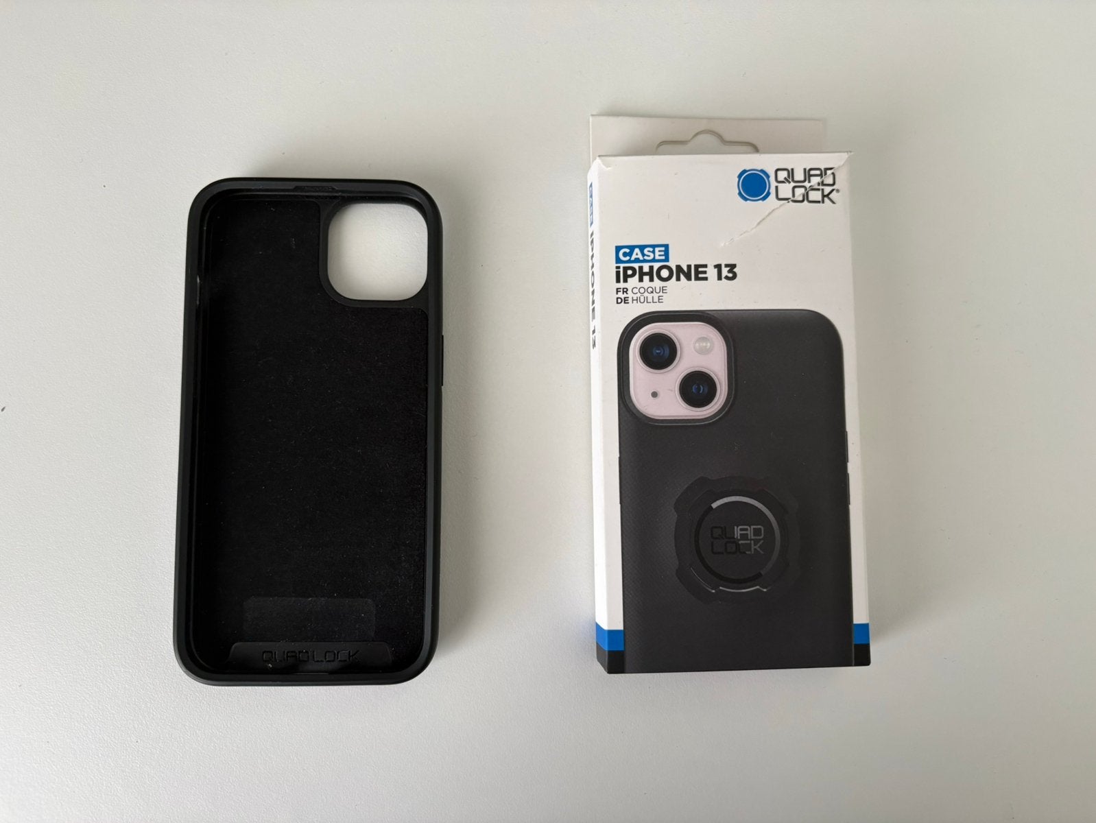 Quadlock tefefoon houder Iphone 13, Ophalen, Zo goed als nieuw, IPhone 13