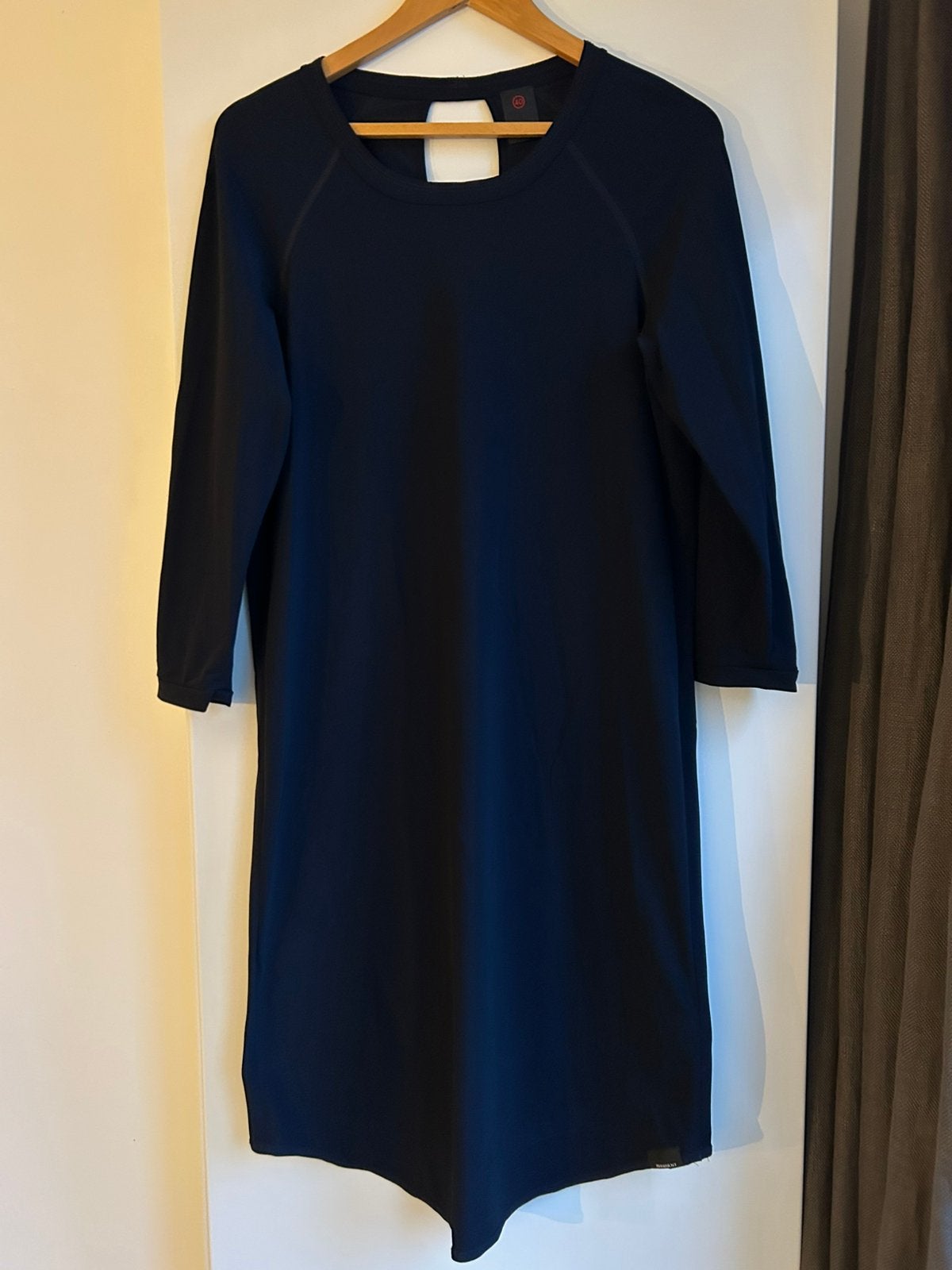 blauwe travelstof jurk lm maat 40 PENN & INK, Maat 38/40 (M), Blauw, Ophalen of Verzenden, Zo goed als nieuw