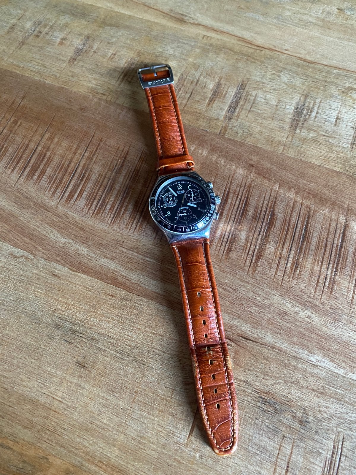 Swatch horloge, Sieraden, Tassen en Uiterlijk, Ophalen of Verzenden, Zo goed als nieuw, Kunststof, Swatch