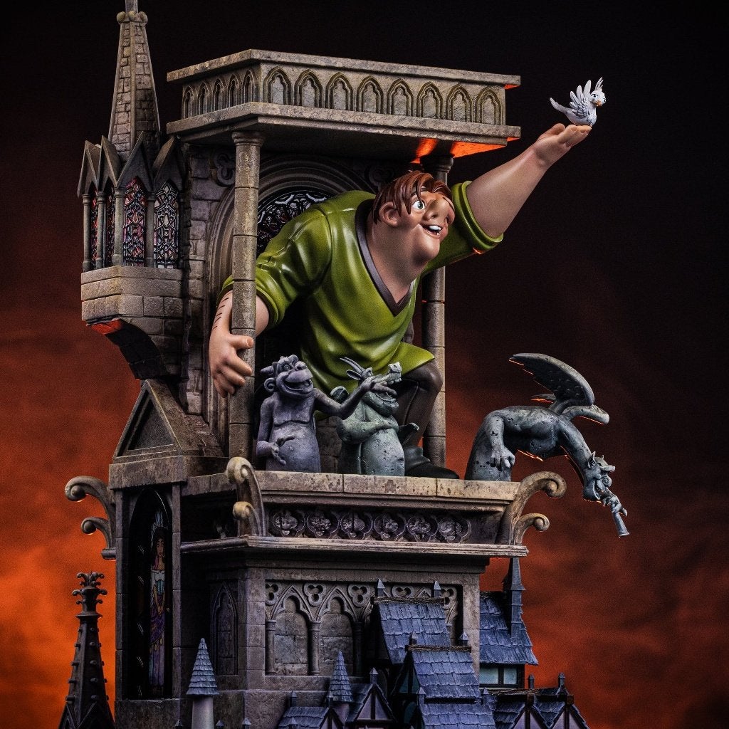 Iron Studios The Hunchback of Notre Dame Quasimodo, Verzamelen, Disney, Info@fine.com, Rua da Lionesa 446, Beeldje of Figuurtje