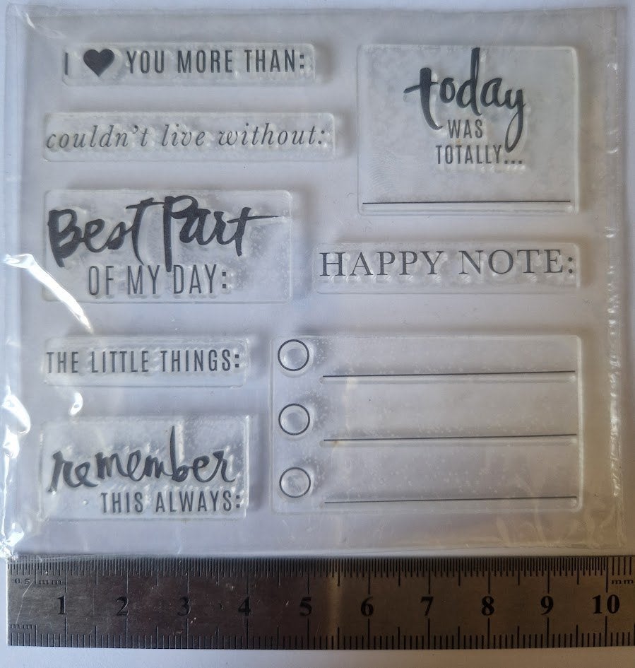 Clear Stamps, Ophalen of Verzenden, Zo goed als nieuw, Clearstamp