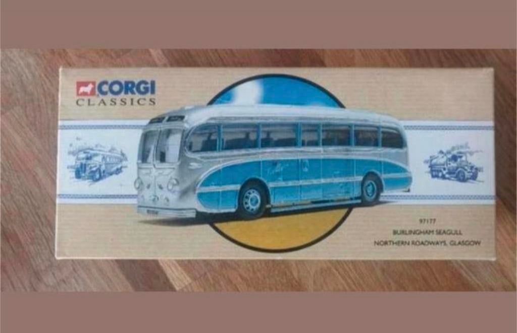Corgi Classics 97177 Burlingham Seagull – Northern Roadways, Hobby en Vrije tijd, Modelauto's | 1:50, Nieuw, Bus of Vrachtwagen