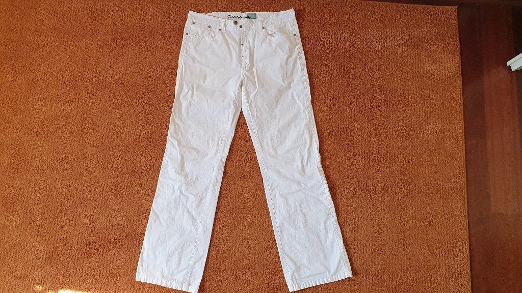 Sela heren broek 50, Sela, Maat 48/50 (M), Wit, Ophalen of Verzenden