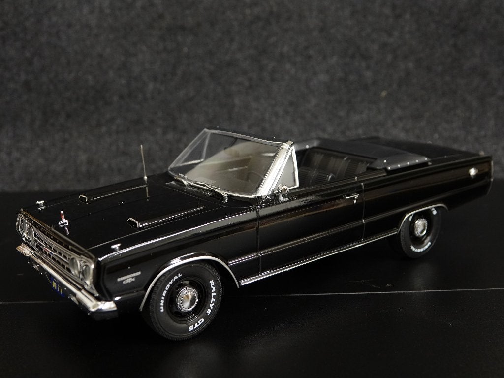 Greenlight 1:18 1967 Plymouth Belvedere GTX zwart, Overige merken, Auto, Onbekend, Nieuw