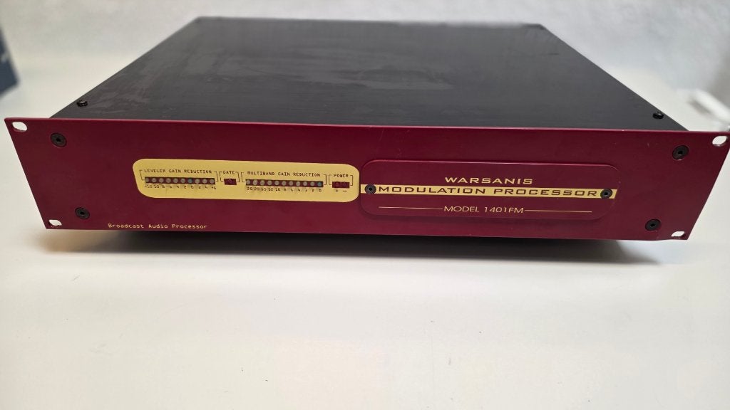 Warsanis 1401FM – Professionele FM Audio Processor, Ophalen of Verzenden, Gebruikt, Audio