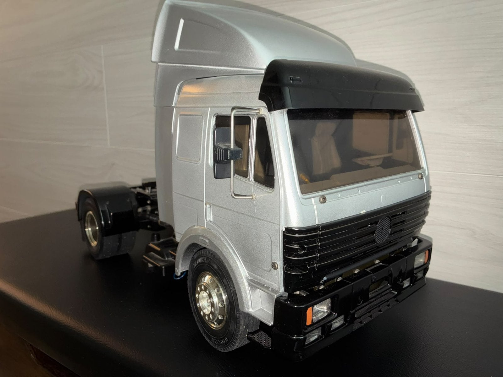 Tamiya Mercedes-Benz 1838LS 1:14 RC Truck-zeldzaam/project, Elektro, Gebruikt, Schaal 1:14, Ophalen of Verzenden