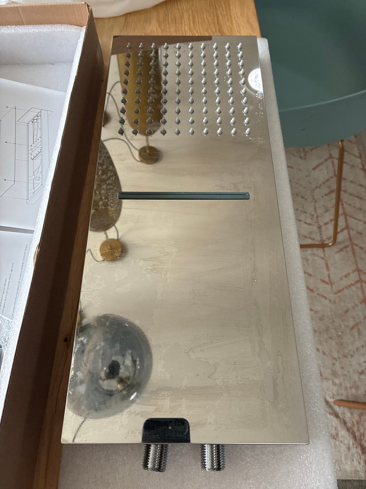 Nieuwe RVS Douchepaneel met Regendouche en Handdouche, Ophalen of Verzenden, Nieuw, Rvs, Douche
