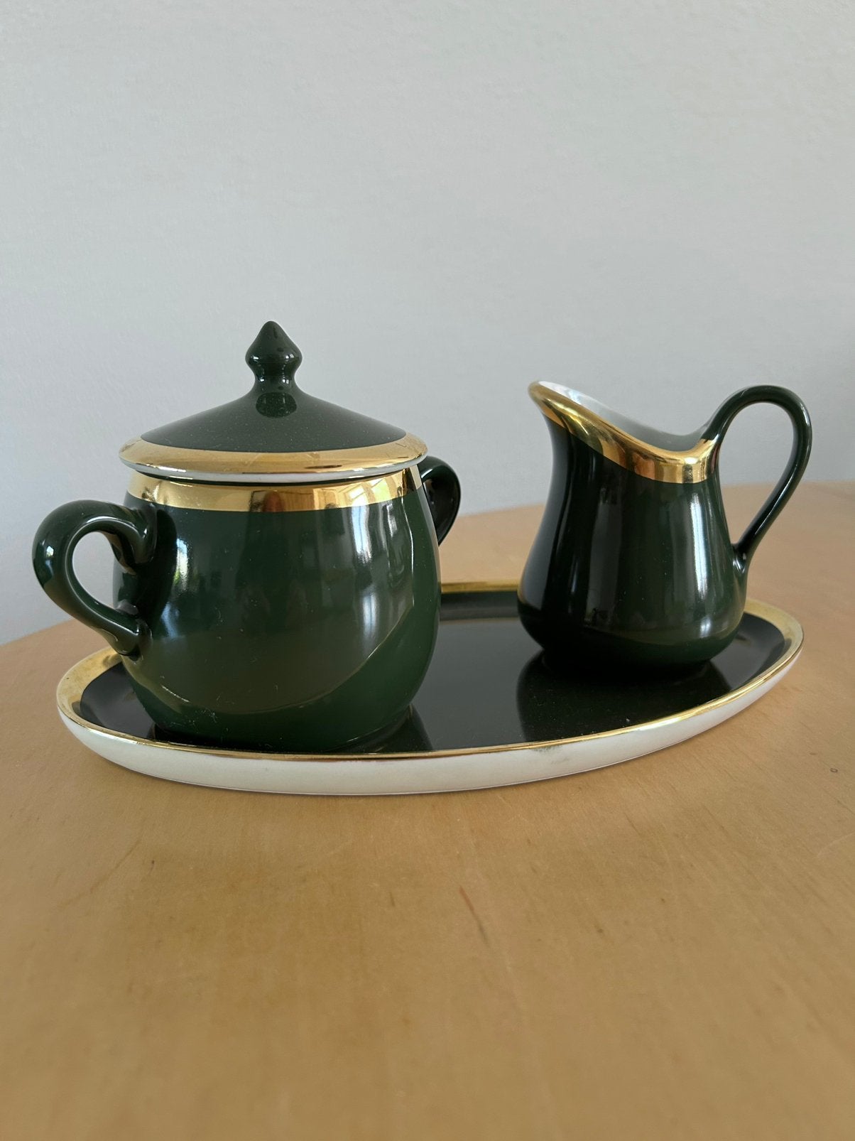 Vintage Pillivuyt porseleinen roomstel, Ophalen of Verzenden