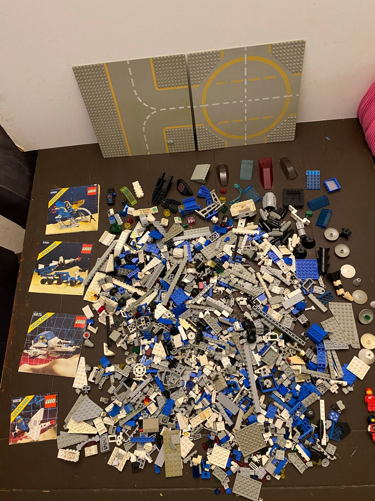 Grote partij LEGO Space met handleidingen en grondplaten, Ophalen of Verzenden, Gebruikt
