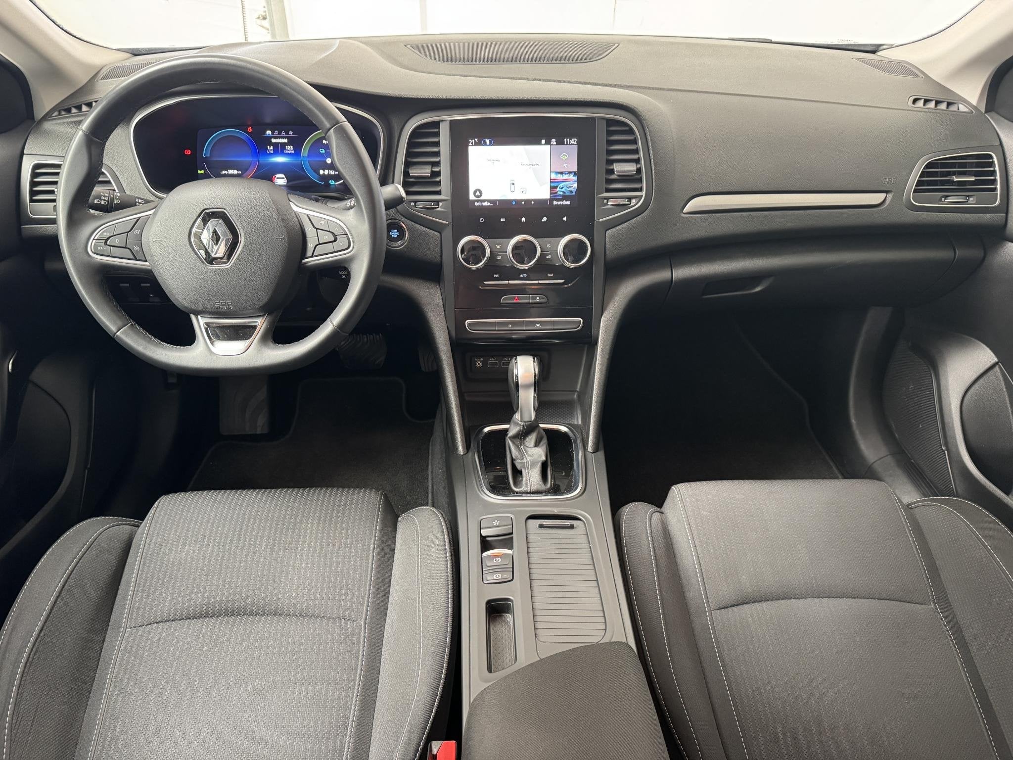 Renault Mégane Estate 1.6 E-Tech Plug-In Hybrid 160 Zen | N, Stof, Gebruikt, 4 cilinders, Met garantie (alle)