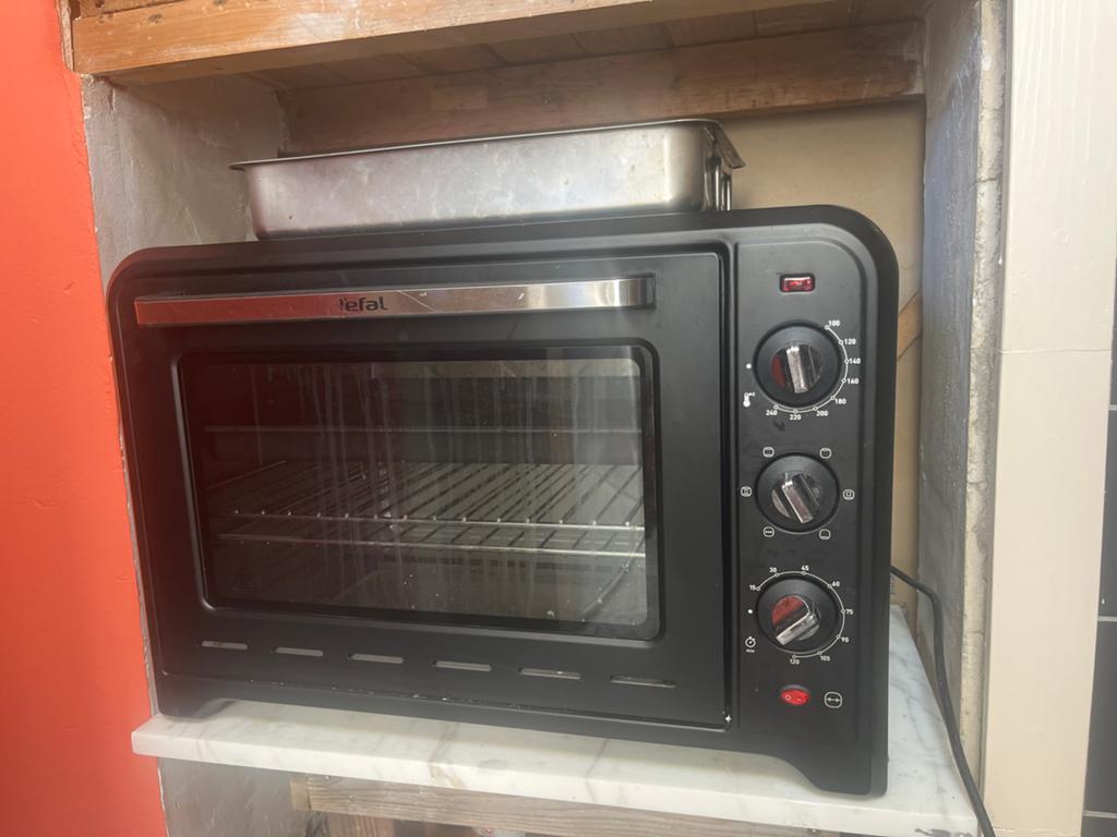 Tefal 0F4958 optimo oven zwart, Witgoed en Apparatuur, Ovens, Ophalen, Minder dan 45 cm, Gebruikt, Hete lucht