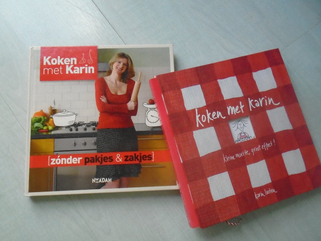 zonder pakjes & zakjes 2x, karin luiten, Ophalen of Verzenden, Zo goed als nieuw, Karin Luiten