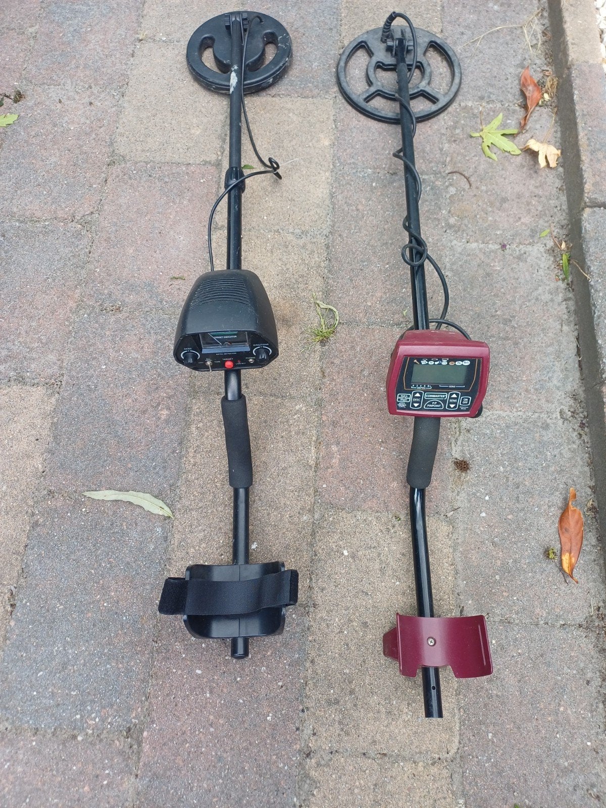 metaaldetector 2x, Hobby en Vrije tijd, Metaaldetectors, Ophalen of Verzenden, Gebruikt, 30 cm of minder, Overige merken
