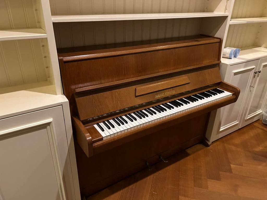 August Fürster piano, Muziek en Instrumenten, Piano's, Ophalen, Gebruikt, Bruin