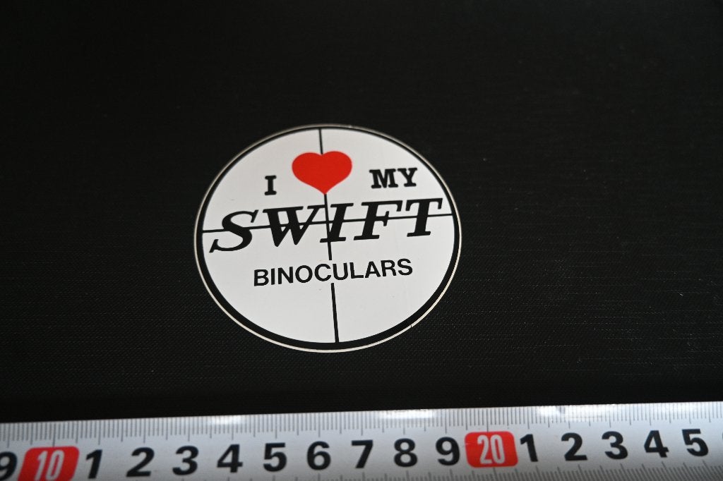 sticker I love my SWIFT binoculars, Ophalen, Zo goed als nieuw