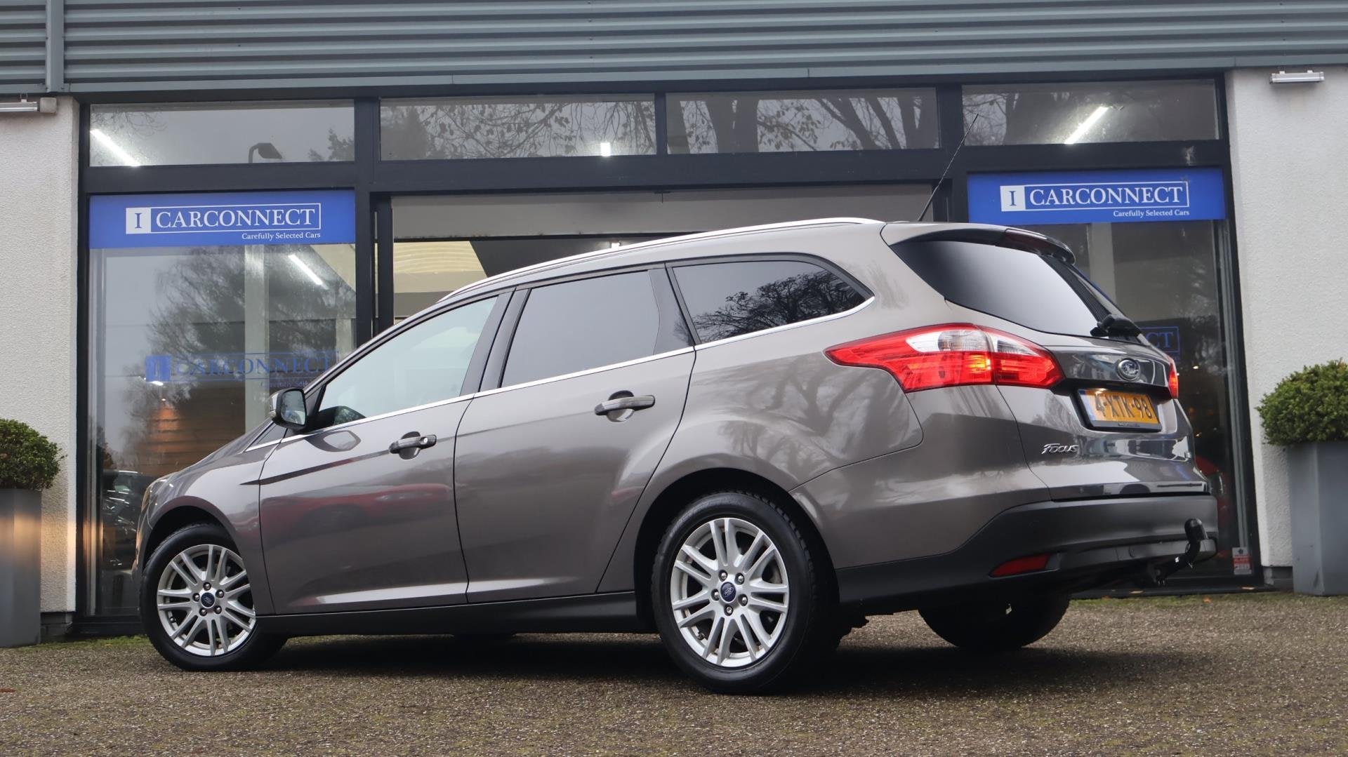 Ford Focus Wagon 1.0 EcoBoost Edition Plus 125pk|Vol uitgevo, Auto's, Euro 5, Gebruikt, Zwart, Origineel Nederlands