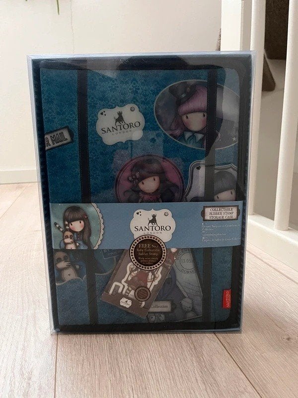 Gorjuss Collectable Mini Rubber Stamp Storage Case - Santoro, Ophalen of Verzenden, Nieuw, Overige typen