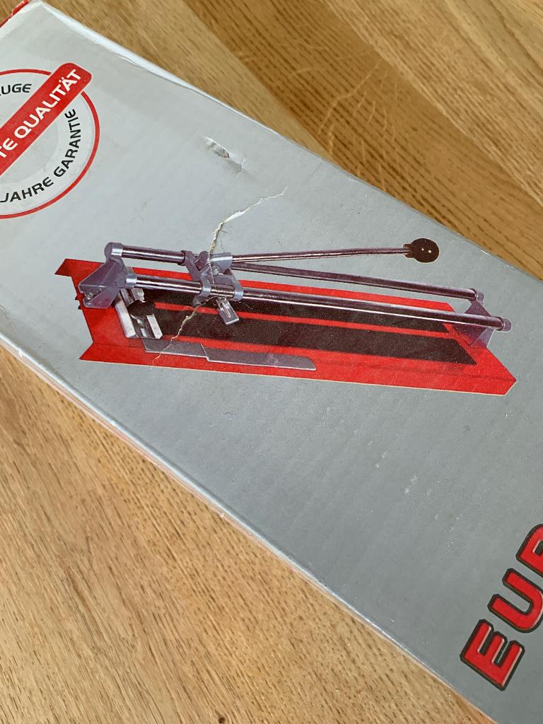 Tegelsnijder 400mm 1x gebruikt, Ophalen, Zo goed als nieuw