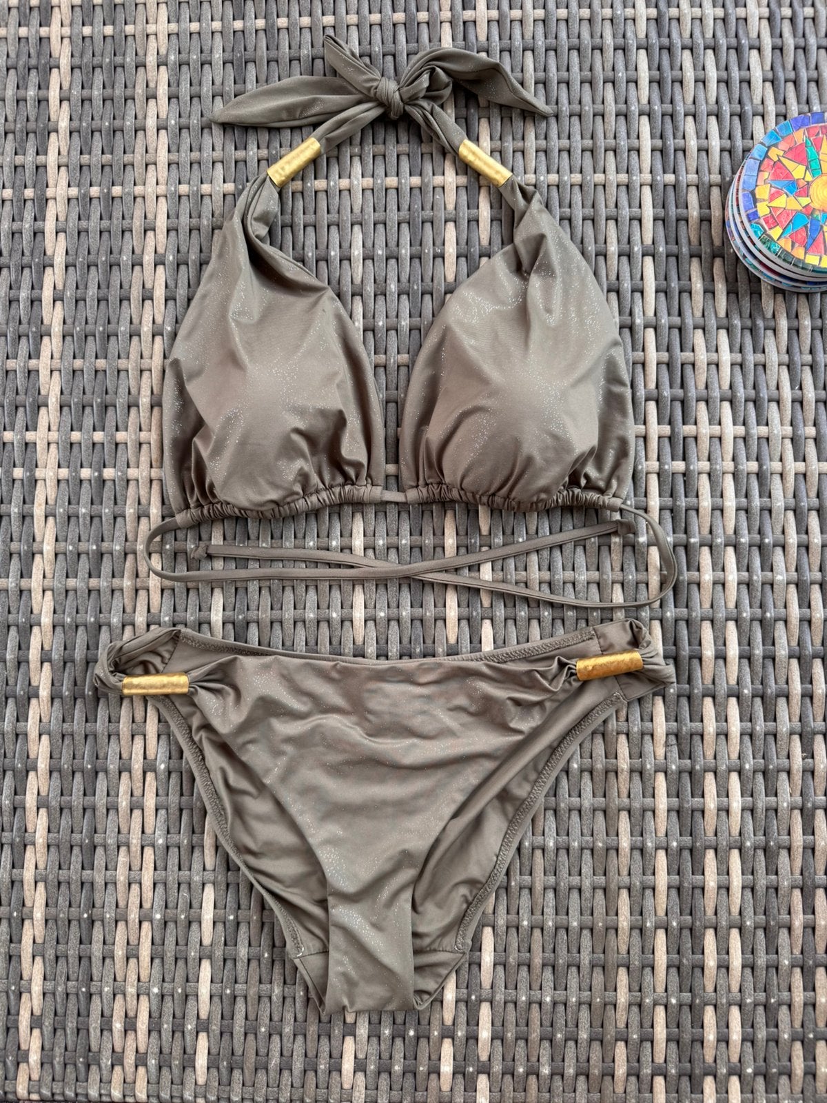 Niet gedragen! Luxe bikini v/h merk Lazul, maat 3 = 36/38, Ophalen of Verzenden, Zo goed als nieuw, Bikini