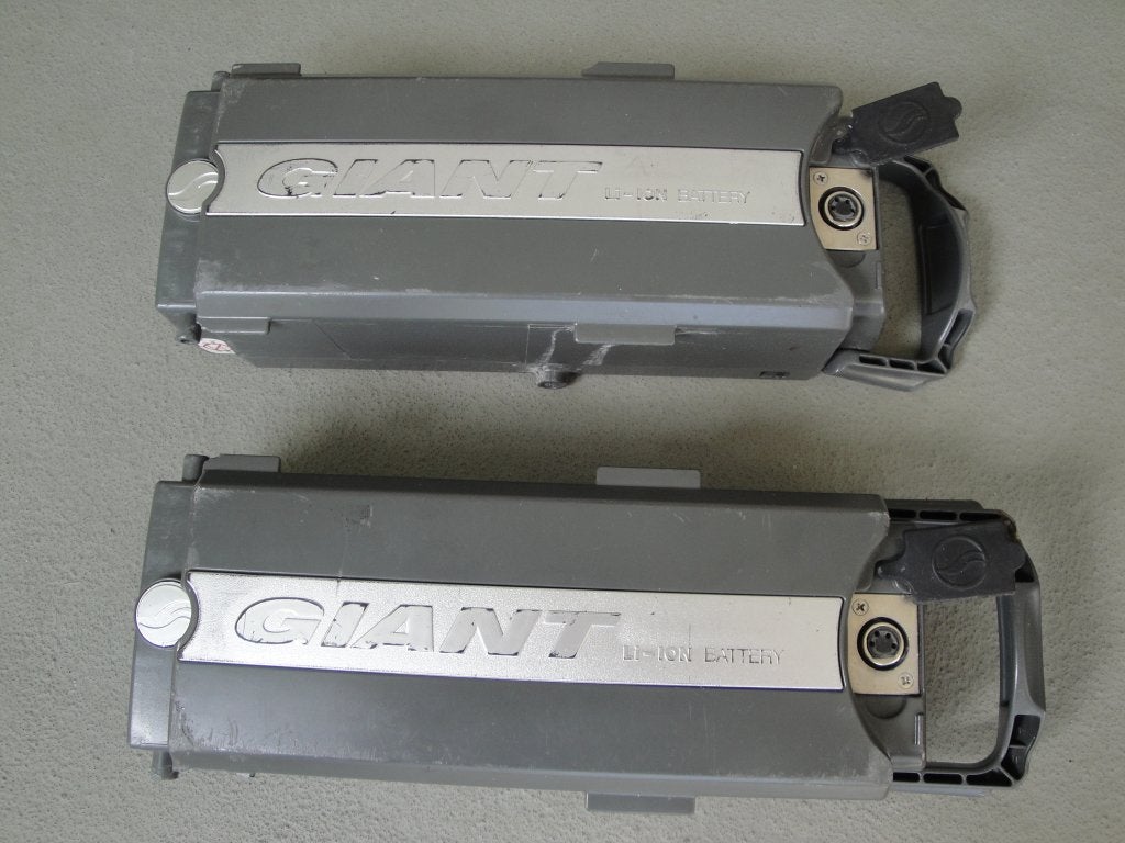 Twee accu Giant, Gebruikt